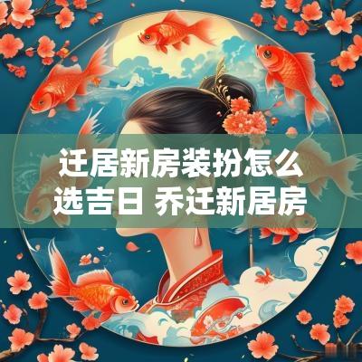 迁居新房装扮怎么选吉日 乔迁新居房屋装扮怎么摆放