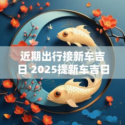 近期出行接新车吉日 2025提新车吉日