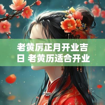 老黄厉正月开业吉日 老黄历适合开业吉日