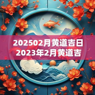 202502月黄道吉日 2025年2月黄道吉日