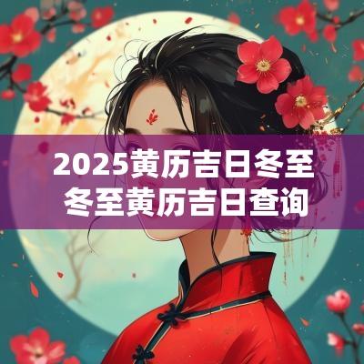 2025黄历吉日冬至 冬至黄历吉日查询