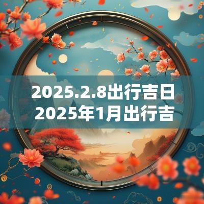 2025.2.8出行吉日 2025年1月出行吉日