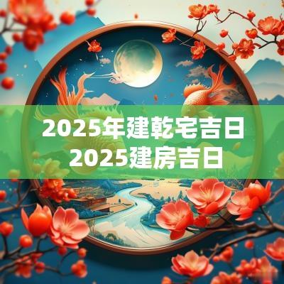 2025年建乾宅吉日 2025建房吉日