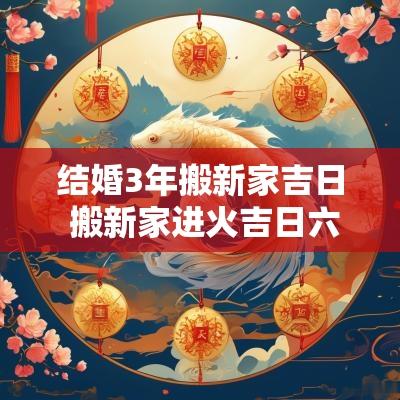 结婚3年搬新家吉日 搬新家进火吉日六月