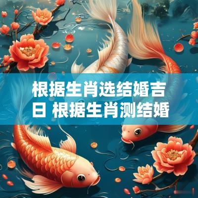 根据生肖选结婚吉日 根据生肖测结婚吉日