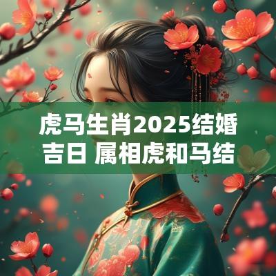 虎马生肖2025结婚吉日 属相虎和马结婚日子2025