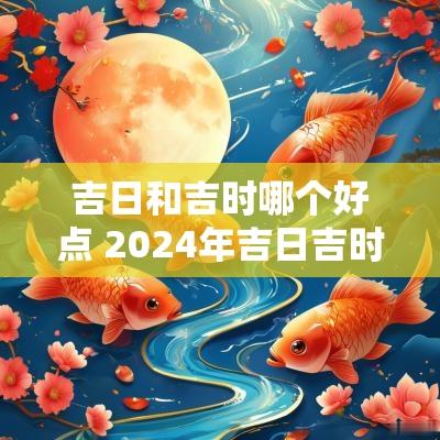 吉日和吉时哪个好点 2025年吉日吉时