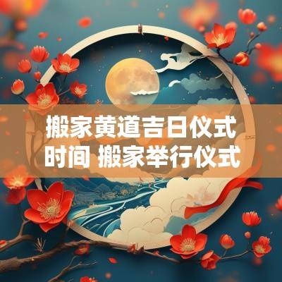 搬家黄道吉日仪式时间 搬家举行仪式上午几点最好