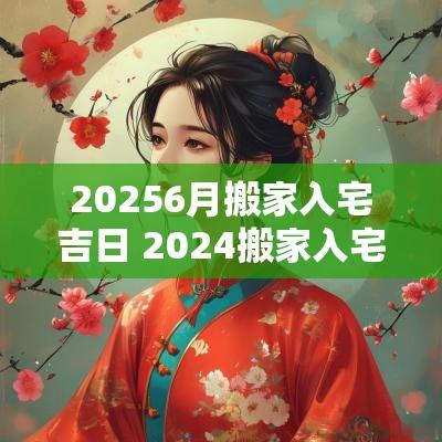 20256月搬家入宅吉日 2025搬家入宅吉日查询