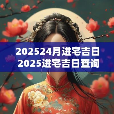 202524月进宅吉日 2025进宅吉日查询
