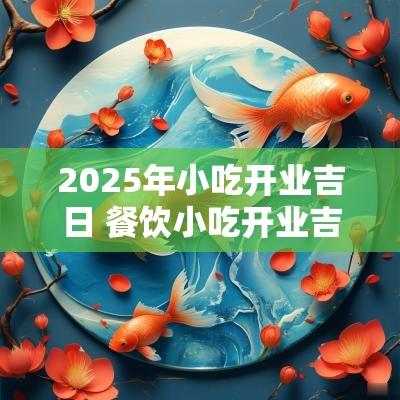 2025年小吃开业吉日 餐饮小吃开业吉日查询大全