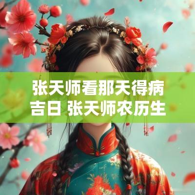 张天师看那天得病吉日 张天师农历生日哪天