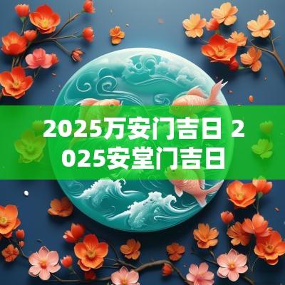 2025万安门吉日 2025安堂门吉日