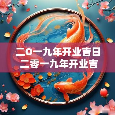 二O一九年开业吉日 二零一九年开业吉日查询