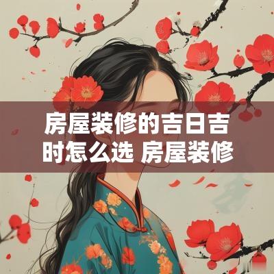 房屋装修的吉日吉时怎么选 房屋装修吉日应做些什么