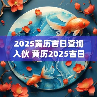2025黄历吉日查询入伙 黄历2025吉日查询修坟