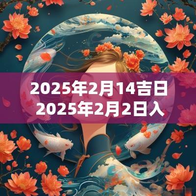2025年2月14吉日 2025年2月2日入宅吉日