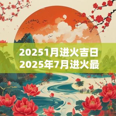 20251月进火吉日 2025年7月进火最好吉日