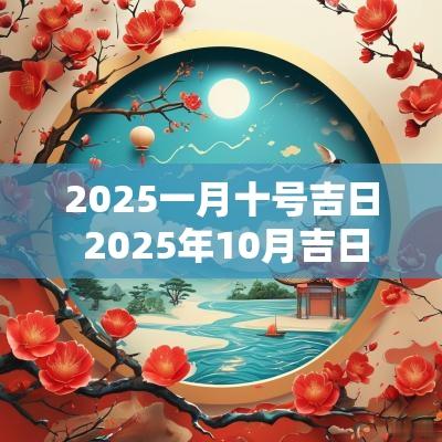 2025一月十号吉日 2025年10月吉日