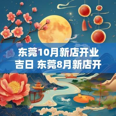 东莞10月新店开业吉日 东莞8月新店开业吉日