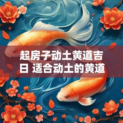 起房子动土黄道吉日 适合动土的黄道吉日