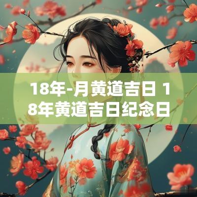 18年-月黄道吉日 18年黄道吉日纪念日