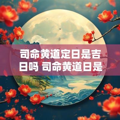 司命黄道定日是吉日吗 司命黄道日是什么意思