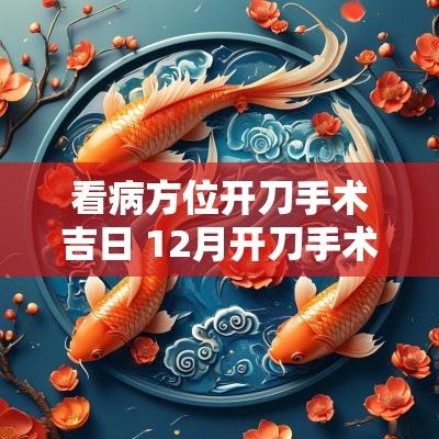 看病方位开刀手术吉日 12月开刀手术吉日