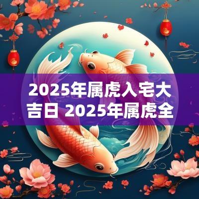 2025年属虎入宅大吉日 2025年属虎全年运势