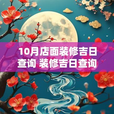 10月店面装修吉日查询 装修吉日查询老黄历
