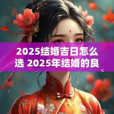 2025结婚吉日怎么选 2025年结婚的良辰吉日怎么样选