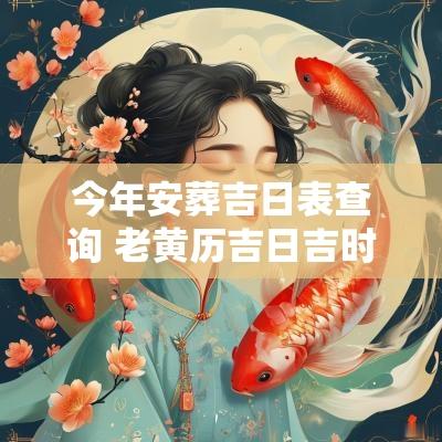今年安葬吉日表查询 老黄历吉日吉时查询表2025年