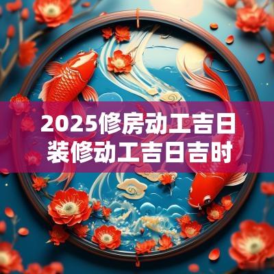 2025修房动工吉日 装修动工吉日吉时2025