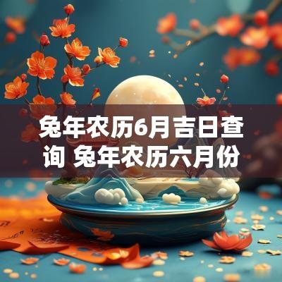 蛇年农历6月吉日查询 蛇年农历六月份是什么命数