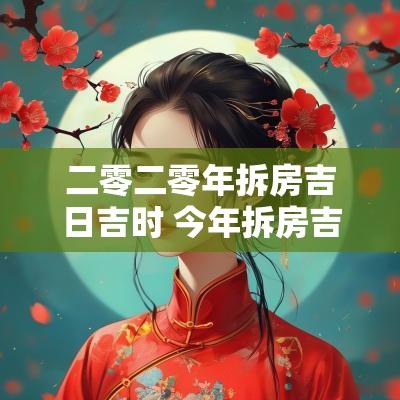 二零二零年拆房吉日吉时 今年拆房吉日查询最新吉时