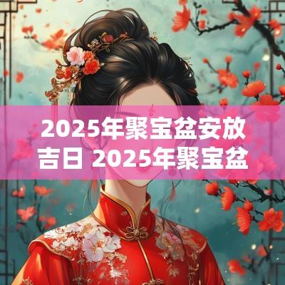 2025年聚宝盆安放吉日 2025年聚宝盆放哪个方位