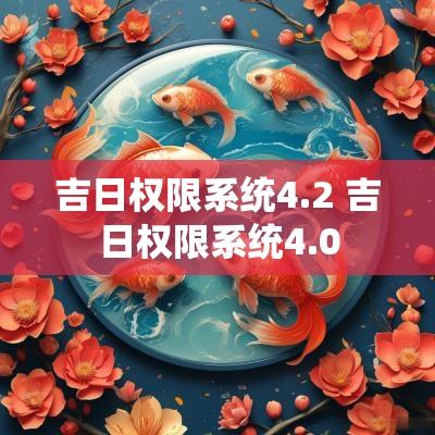 吉日权限系统4.2 吉日权限系统4.0