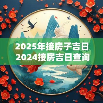 2025年接房子吉日 2025接房吉日查询