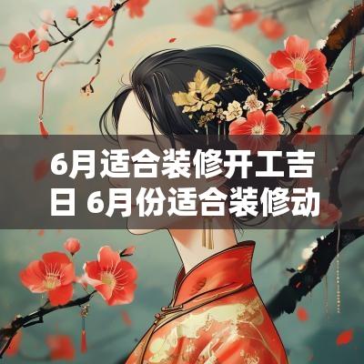 6月适合装修开工吉日 6月份适合装修动工的日子