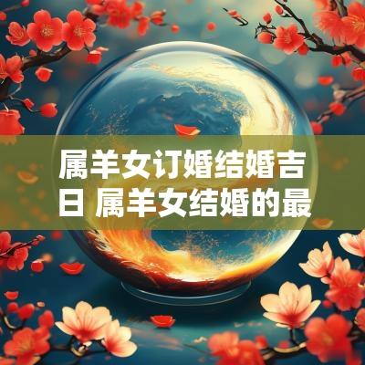 属羊女订婚结婚吉日 属羊女结婚的最好月份是几月