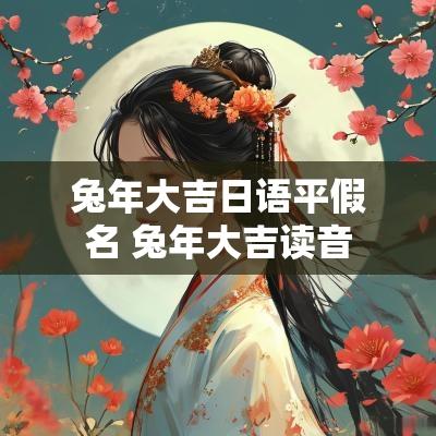 蛇年大吉日语平假名 蛇年大吉读音
