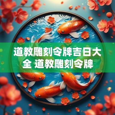 道教雕刻令牌吉日大全 道教雕刻令牌