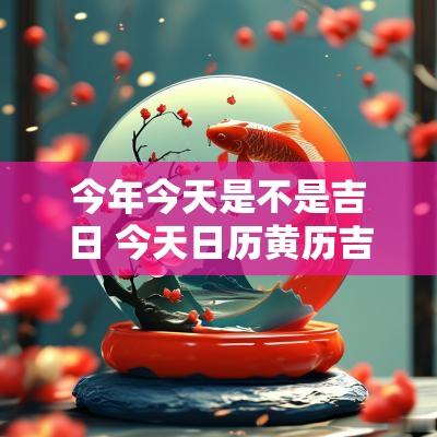 今年今天是不是吉日 今天日历黄历吉日查询