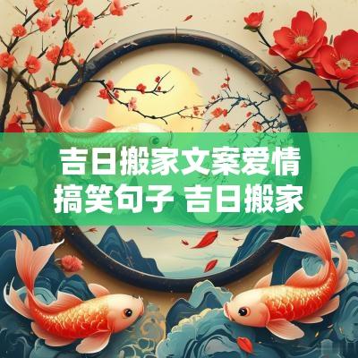 吉日搬家文案爱情搞笑句子 吉日搬家文案短句73句