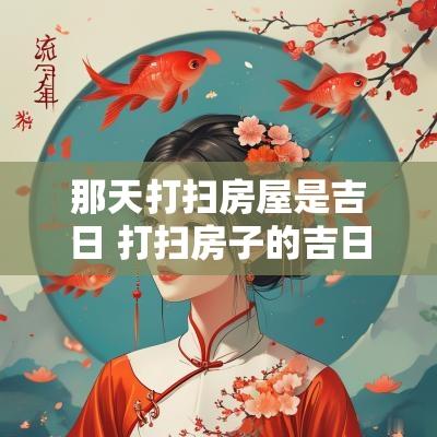 那天打扫房屋是吉日 打扫房子的吉日