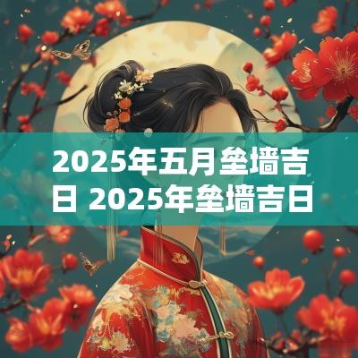 2025年五月垒墙吉日 2025年垒墙吉日