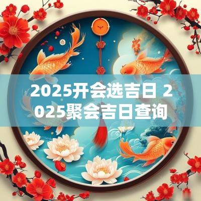 2025开会选吉日 2025聚会吉日查询