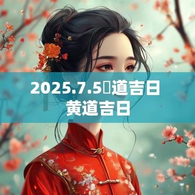 2025.7.5黃道吉日 黄道吉日
