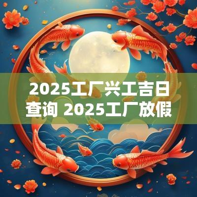 2025工厂兴工吉日查询 2025工厂放假吉日吉时