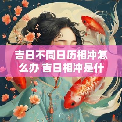 吉日不同日历相冲怎么办 吉日相冲是什么意思